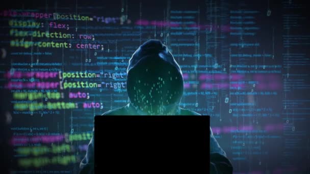 Hakerzy Atakują Systemy Sieci Komputerowej — Wideo stockowe