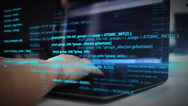 Hakerzy Atakują Systemy Sieci Komputerowej — Wideo stockowe