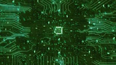 İşlemci çip devre kartı