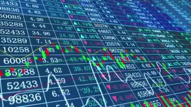 ticari finans menkul kıymetlerinin büyük veri fiyat değişikliğinin creen arkaplanı