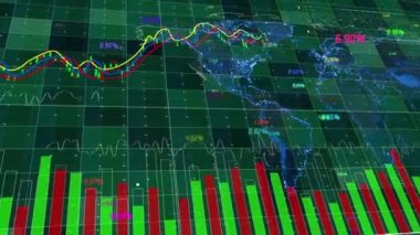 Hisse fiyatlarındaki düşüş finansal veri arkaplanı