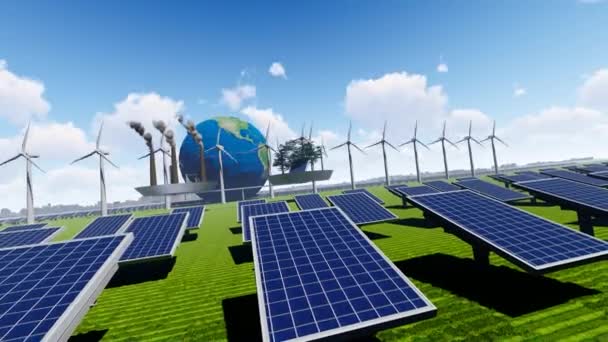Conservation Énergie Protection Environnement Neutralisation Carbone — Video