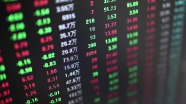 Changes in stock prices in financial markets