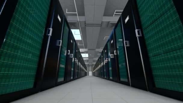 Hintergrund des Big Data Serverraums