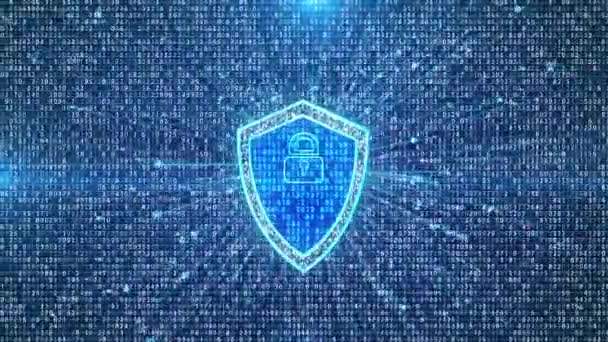 Bezpieczeństwo Sieci Ochrona Prywatności — Wideo stockowe