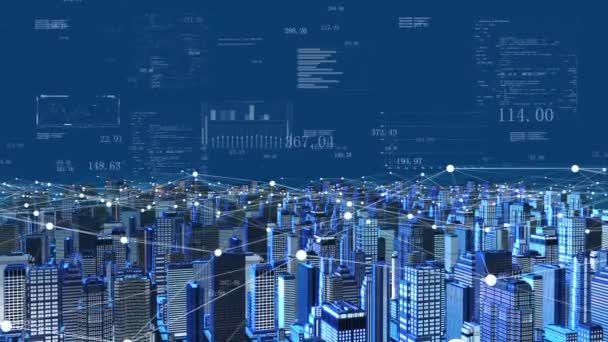 Internet Things Big Data Smart City — ストック動画