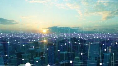 Smart city and 5g wireless network communication system