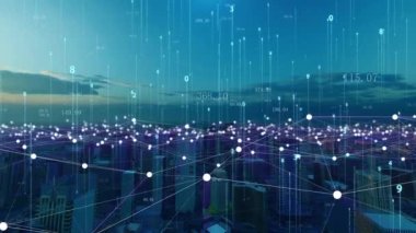 Her şeyin interneti ve 5G akıllı şehir.