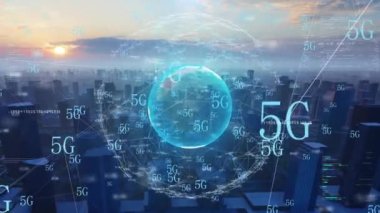 5g communication and Internet Digital Smart City