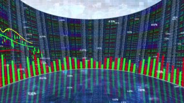 Stock data and price change chart