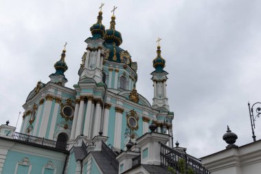 Kyiv 'deki St. Andrew Kilisesi. Ukrayna