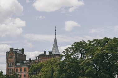 Knight's castle in the center of Kiev. Castle of Baron Steingel. Ukraine, Kyiv.