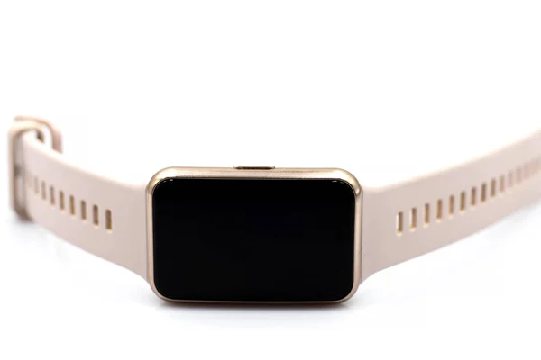 Smart Watch Wireless Isolato Sfondo Bianco Primo Piano — Foto Stock