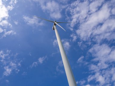 Wind turbines for electric power production at Ranot, Songkhla, Thailand.