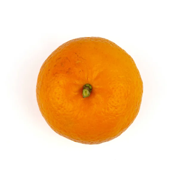 Orange Isolated White Background Top View Fresh Orange — Foto Stock