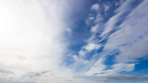 blue sky background aesthetic with cloudy. Cloudy blue sky bright sunlight.