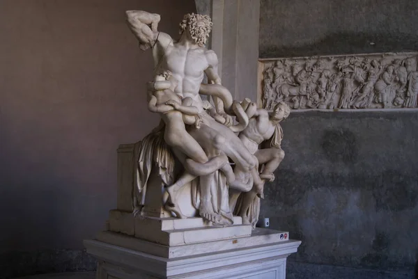 Estátua Vaticano Pedra Hércules — Fotografia de Stock