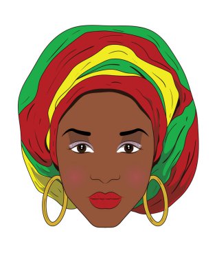 Black woman illustration, Juneteenth 1865 Black African American Ancestors Freedom