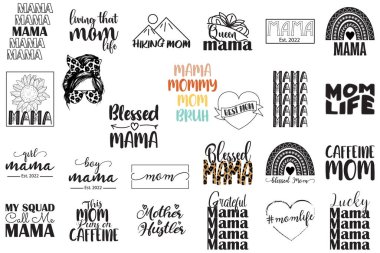 Mom life bundle quotes for mother's day