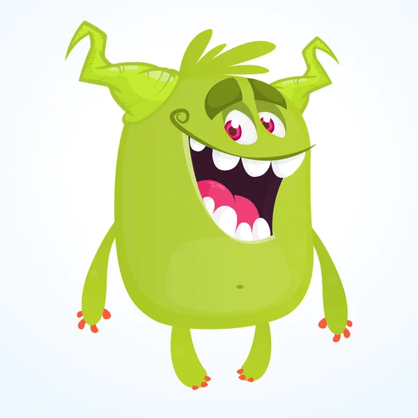 Cartoon Gremlin Goblin Vector Illustratie Voor Stickers Bedrukking Decoratie Verpakking — Stockvector