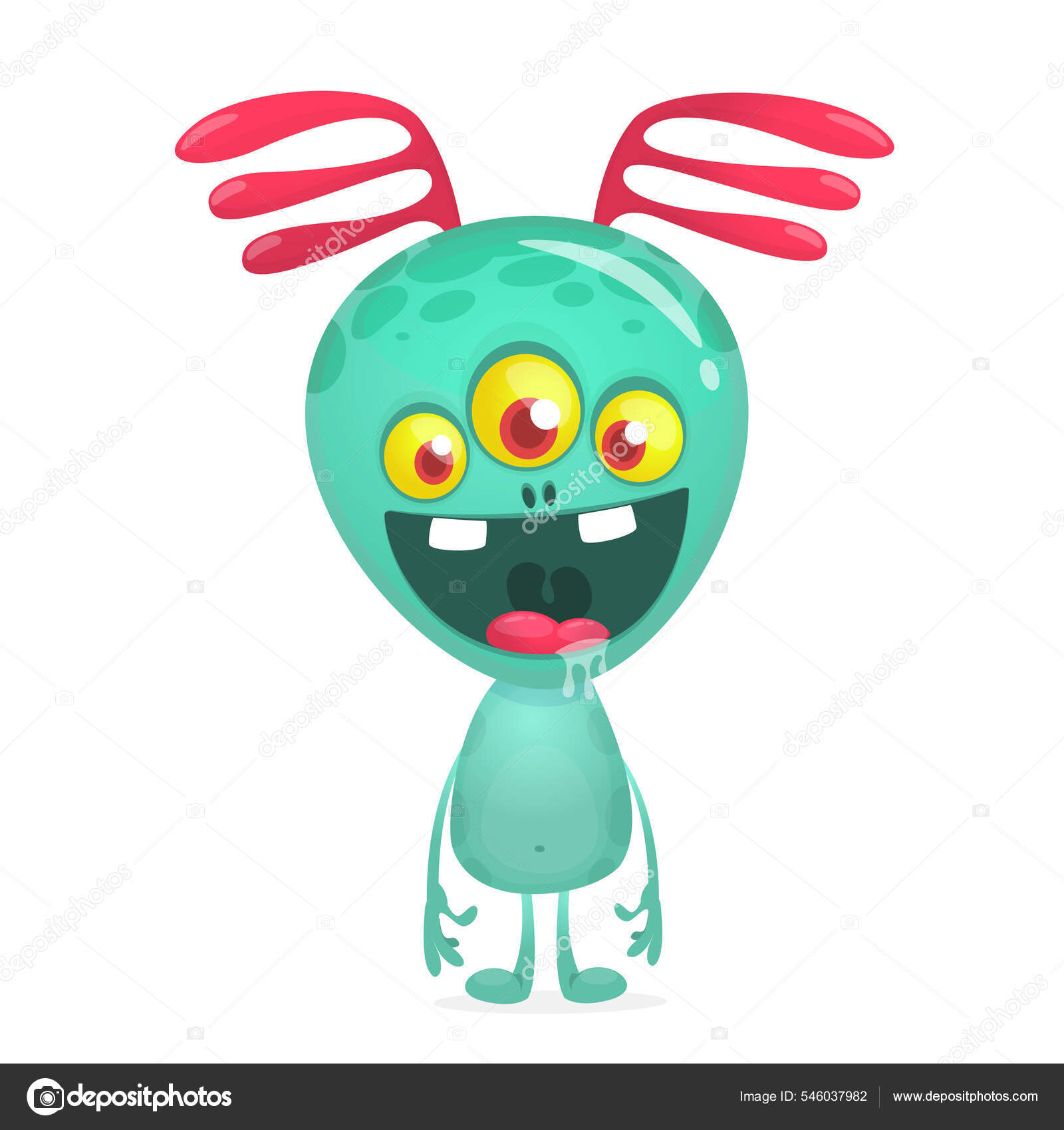 Vetores de Personagem De Desenho Animado Verde Alienígena Bonito Sorrindo e  mais imagens de Alienígena - iStock