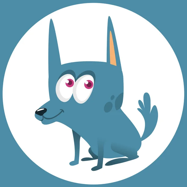 Cartoon Funny Dog Chihuahua Vector Illustration Isolated — 图库矢量图片