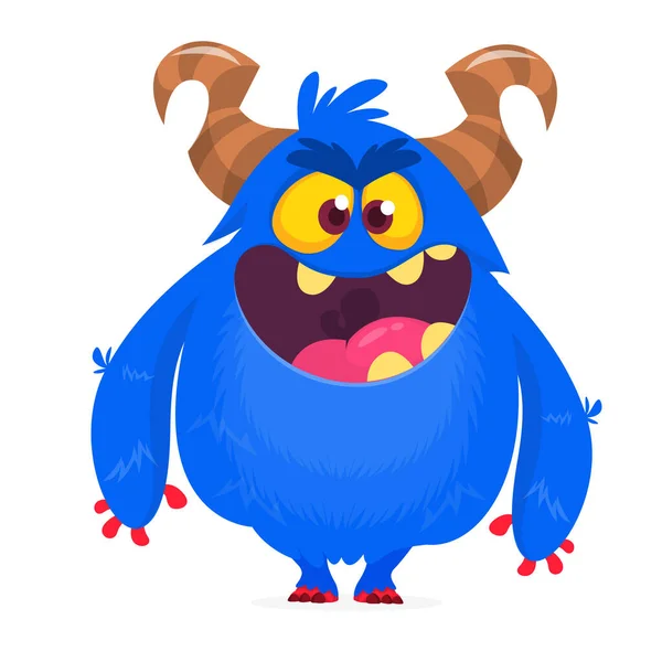 Grappige Cartoon Monster Vectorillustratie — Stockvector