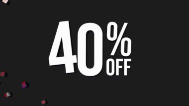 % 40 indirimli 3D Parlak ve Metal Malzemeleri, Özel Satış Arkaplanı, Alışveriş Etkinliği