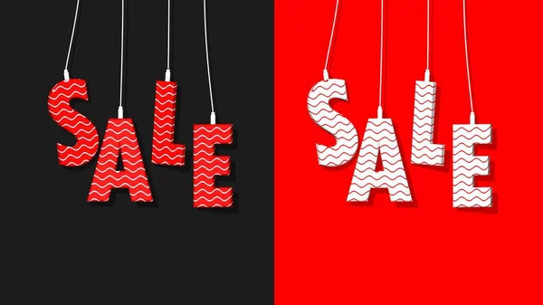 Sale Letters Hanging Rendering Special Sale Catchy Opener Toys Sale — Stock Photo, Image