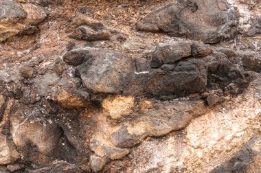 Volcanic rock background for design or concept