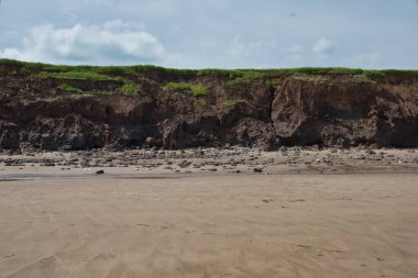 Deniz kıyısının güzel manzarası