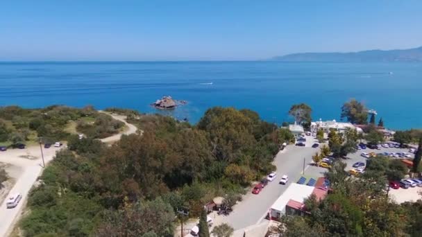 Krajobraz Parku Narodowego Półwysep Akamas Obszarze Łaźni Afrodytów Cyprze Przechwytywanie — Wideo stockowe