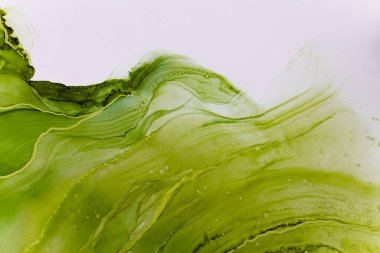 yeşil sıvı soyut model arkaplanı