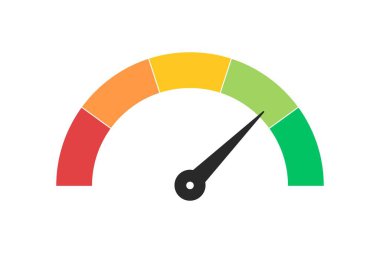 Speedometer icon vector illustration isolated on white background