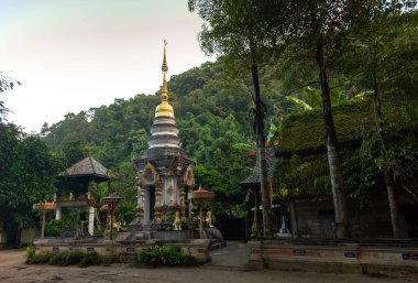Chiangmai, Tayland-30 Ekim 2018, KANTRAPRUKSA TEMPLE, Chiangmai, Tayland