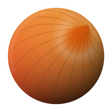 Beyaz arkaplanda izole edilmiş taze soğanın vektör çizimi