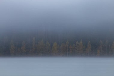 Autumn landscape at St. Ana Lake, in the heart of Transylvania, Romania