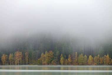 Autumn landscape at St. Ana Lake, in the heart of Transylvania, Romania