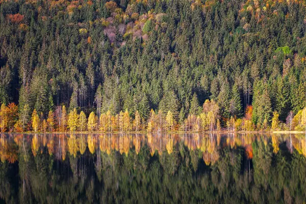 Autumn landscape at St. Ana Lake, in the heart of Transylvania, Romania