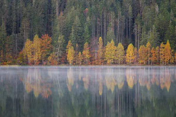 Autumn landscape at St. Ana Lake, in the heart of Transylvania, Romania