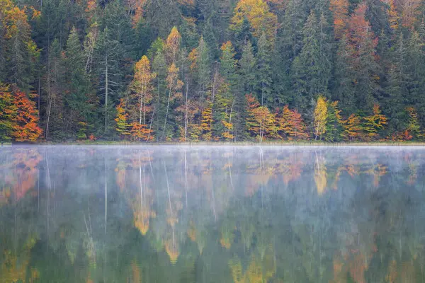 Autumn landscape at St. Ana Lake, in the heart of Transylvania, Romania