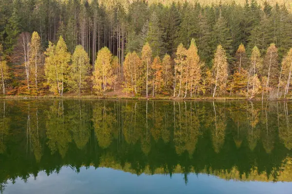 Autumn landscape at St. Ana Lake, in the heart of Transylvania, Romania