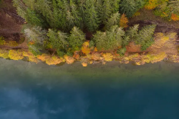 Autumn landscape at St. Ana Lake, in the heart of Transylvania, Romania