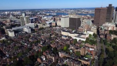 Boston Common Park, ABD 'nin hava görüntüsü