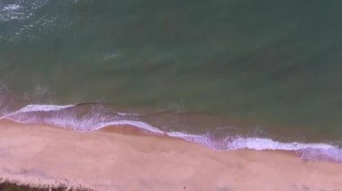 Martha 's Vineyard' daki güzel South Beach 'in hava görüntüsü. Massachusetts 'te. Birleşik Devletler