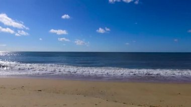 Martha 's Vineyard' daki güzel South Beach 'in hava görüntüsü. Massachusetts 'te. Birleşik Devletler