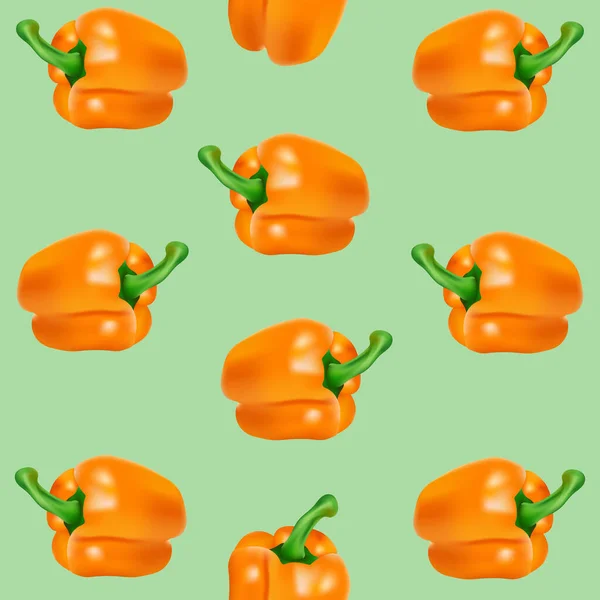 Seamless Pattern Vegetable High Quality Vector — ストックベクタ