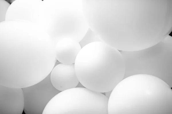 Primer Plano Globos Blancos Para Fondo —  Fotos de Stock