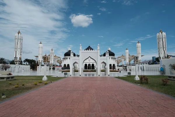 Mosque Mosque Called Baiturrahman People Aceh Which Very Magnificent Often — Stock Photo, Image