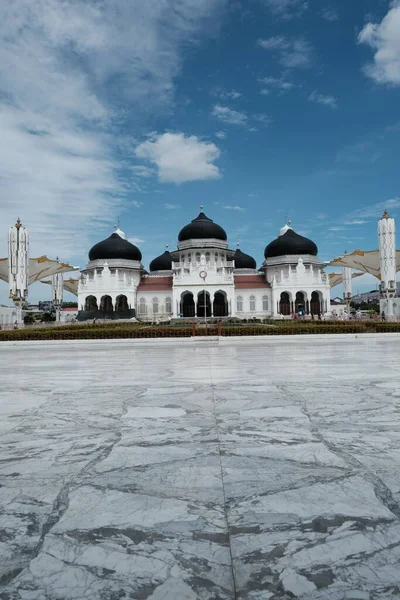Banda Aceh Indonesia August 2022 Photo Baiturrahman Aceh Grand Mosque — Stock Photo, Image